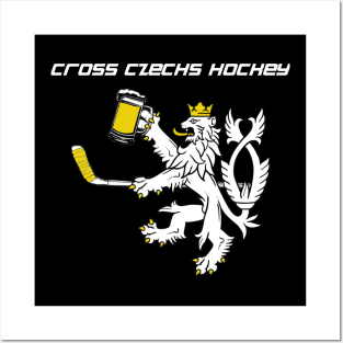 Cross Czechs hockey Posters and Art